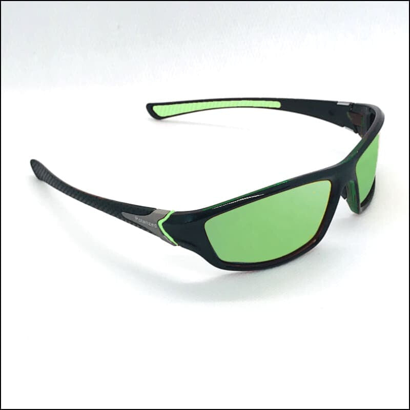 NEW Sand Key Polarized HD Sunglasses - 5 Styles - Black/Green - Sunglasses