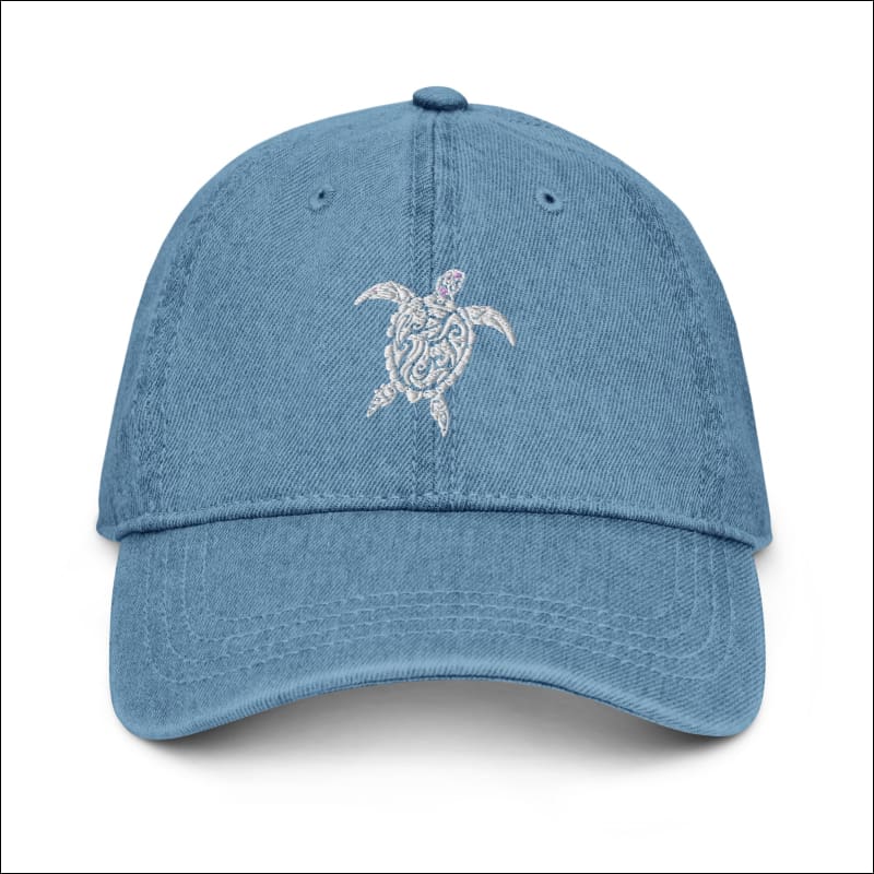 Sea Turtle Ladies Denim Cap - Hats