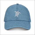 Sea Turtle Ladies Denim Cap - Hats