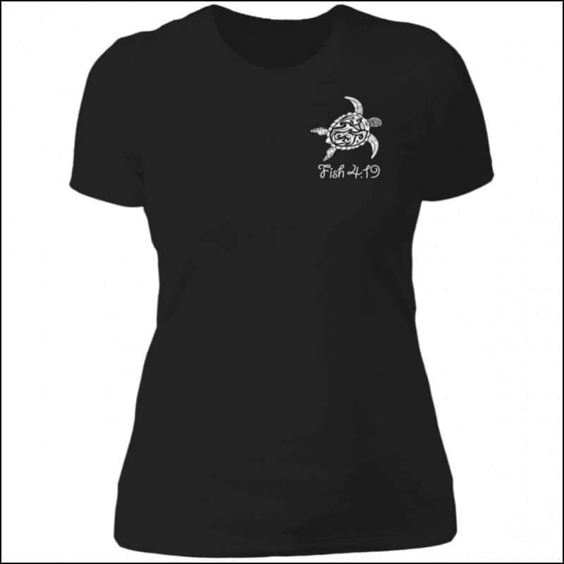 Sea Turtle Ladies Premium Boyfriend T-Shirt - 6 Colors - Black / X-Small - T-Shirts