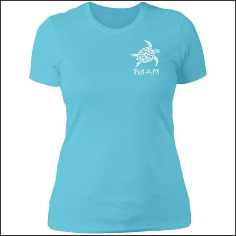 Sea Turtle Ladies Premium Boyfriend T-Shirt - 6 Colors - Cancun / X-Small - T-Shirts