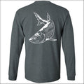 Tarpon Design Long Sleeve Ultra Cotton T-Shirt - 3 Colors - T-Shirts