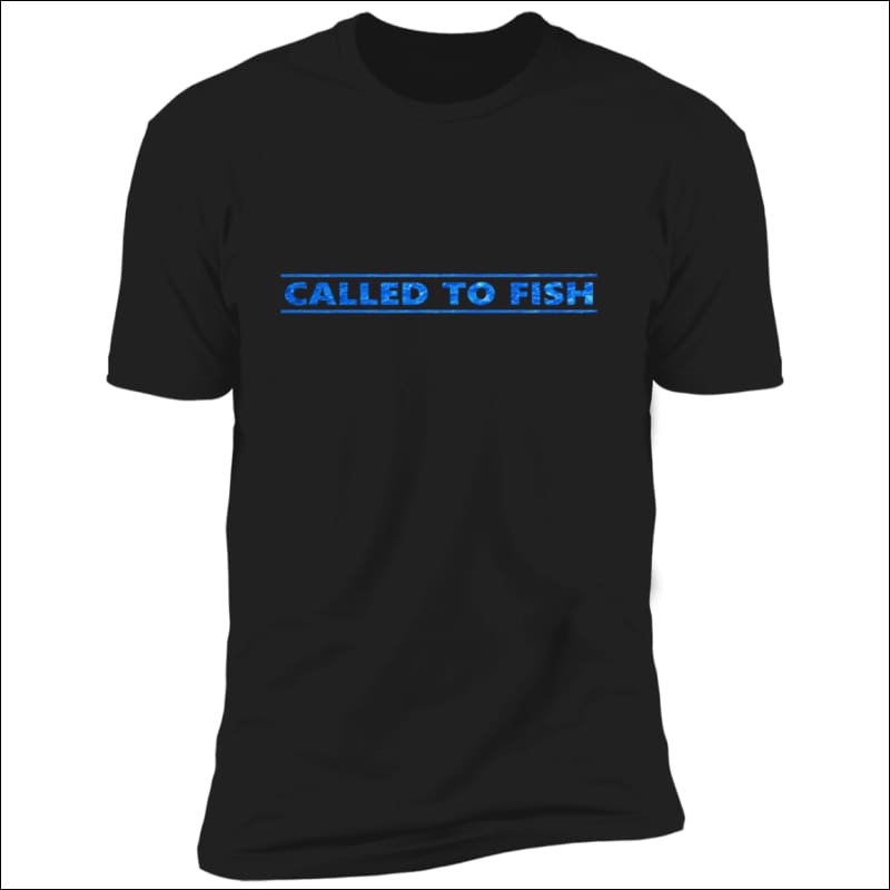 Called To Fish Stripe Short Sleeve T-Shirt - Black / S - T-Shirts