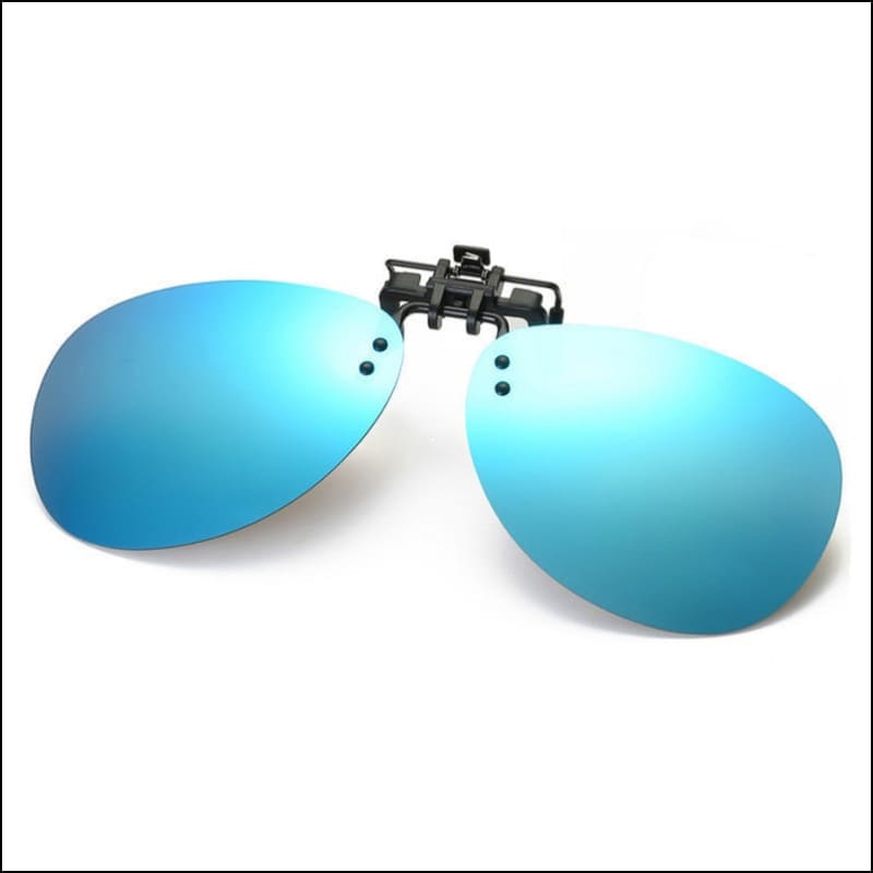 Fish 419 Clip On’s - Aviator - Aviator / Light Blue - Sunglasses
