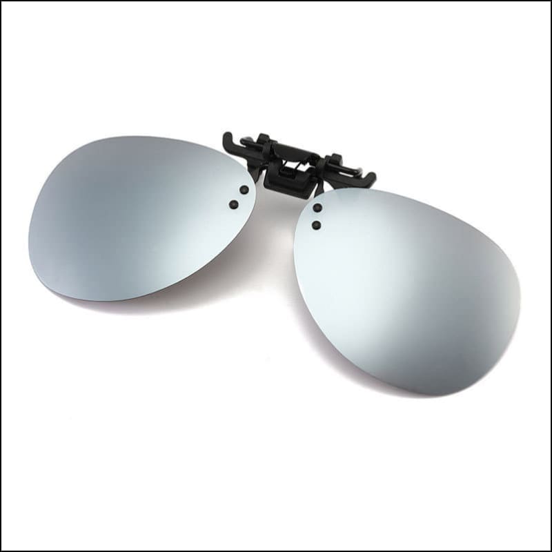 Fish 419 Clip On’s - Aviator - Aviator / Silver - Sunglasses