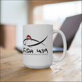 Fish 4:19 Holiday Santa Mug 15oz - 15oz - Mug