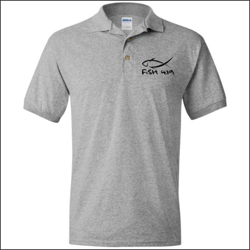 Fish 419 Performance Polo - Sport Grey / S - Polo Shirts